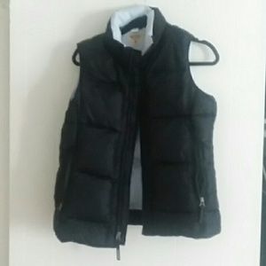 BLACK Puffy Ski Vest